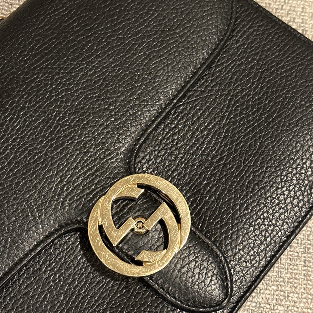 Gucci Interlocking Leather Bag - image 3